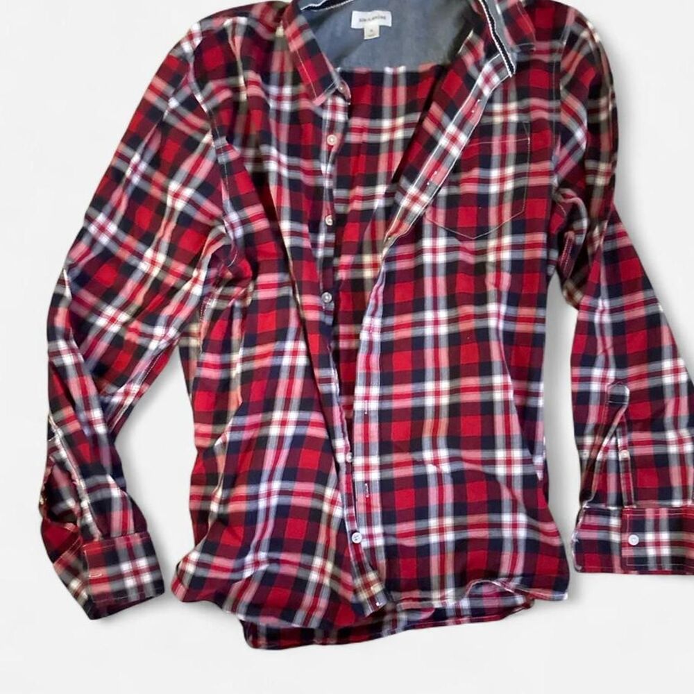 Men's Plaid Button Down Shirt
